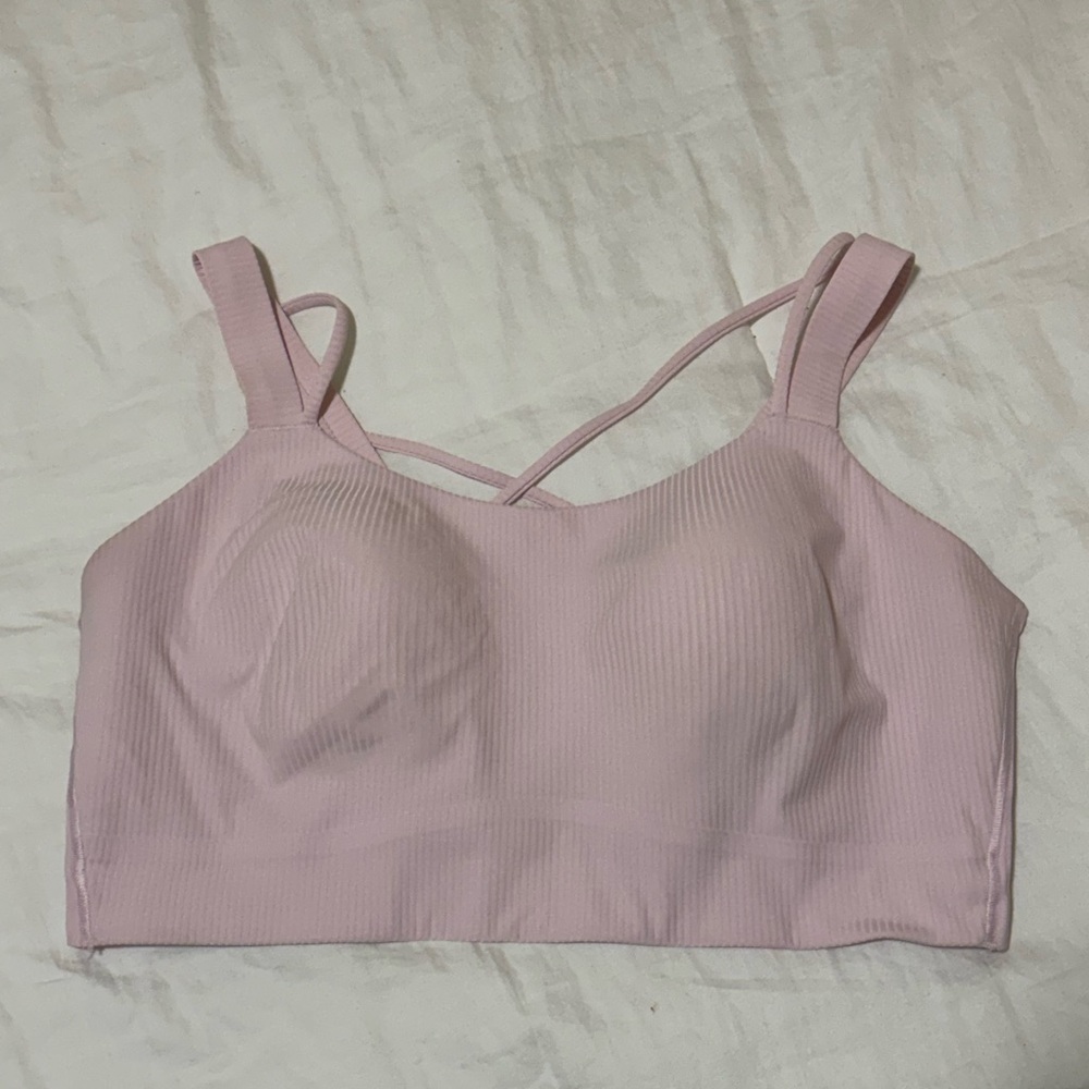 Lulu Lemon Like a Cloud Ribbed Longline Sports Bra